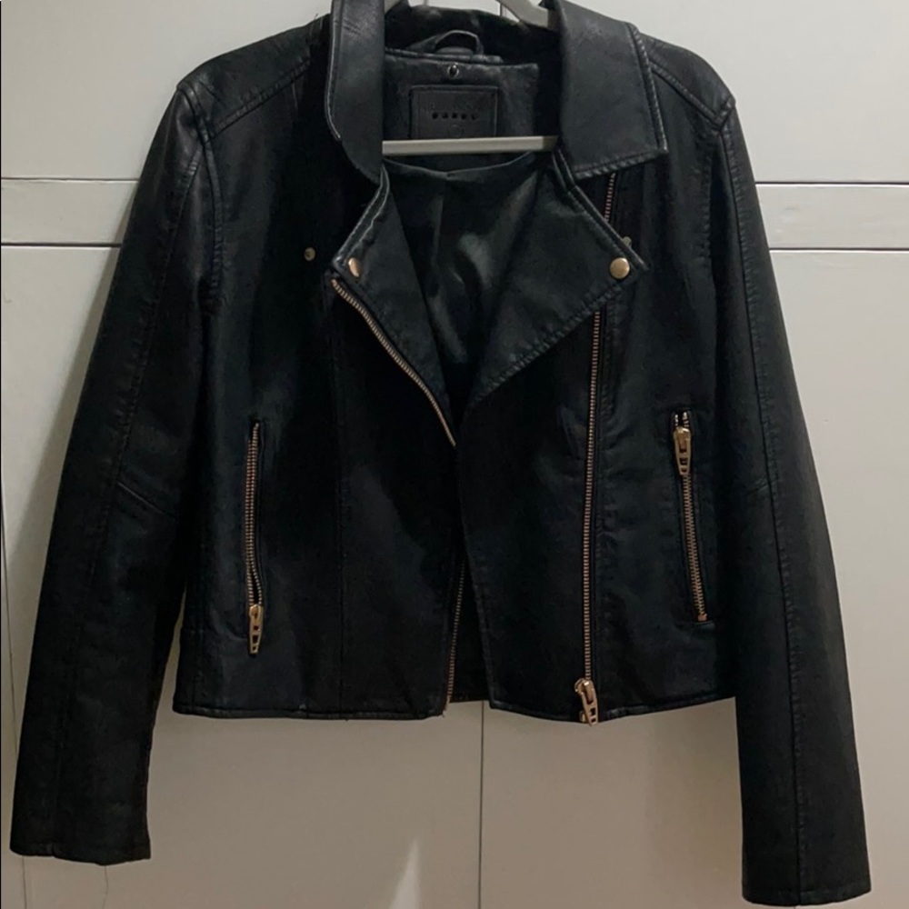 Barely worn leather jacket